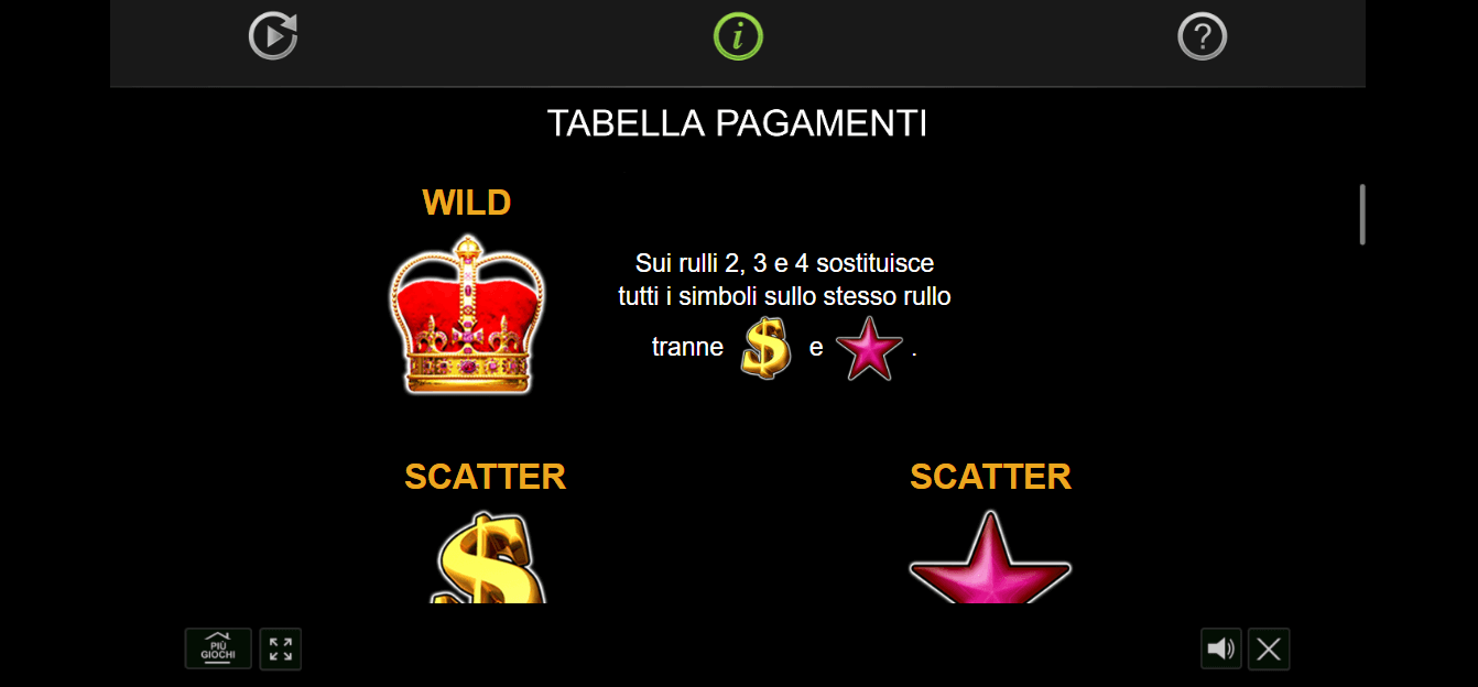 Nella slot Shining Crown puoi trovare simboli wild e scatter per aumentare le tue vincite