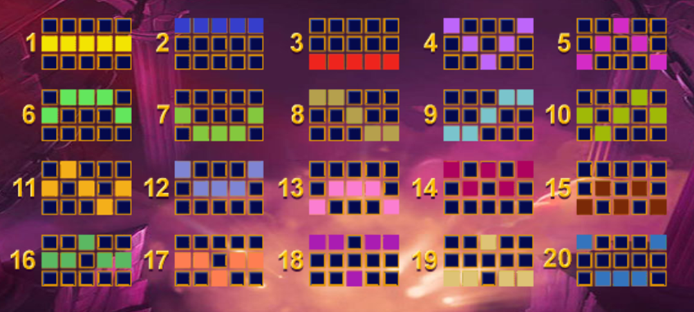 Age of The Gods Slot Linee di Pagamento