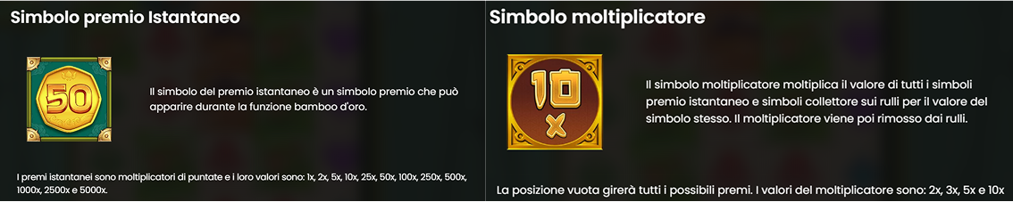 Big Bamboo Slot Simboli Speciali e Funzioni
