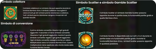 Big Bamboo Slot Simboli Speciali e Funzioni