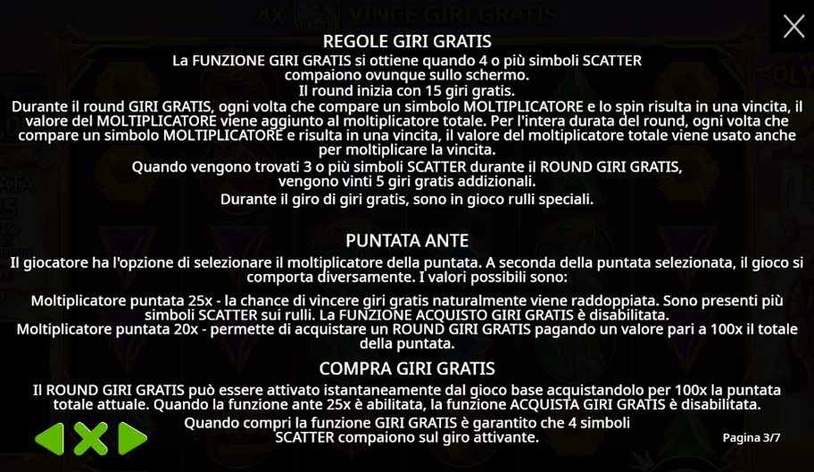 Gates of Olympus 1000 Slot Simboli e Funzioni Speciali