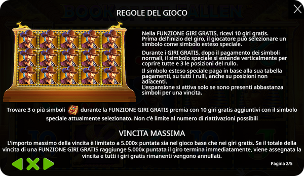 Book of the Fallen Slot Simboli e Funzioni Speciali