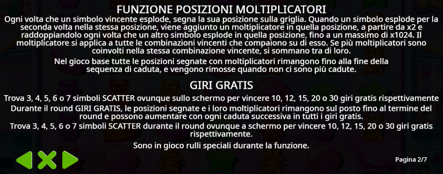 Sugar Rush 1000 Slot Simboli e Funzioni Speciali 2