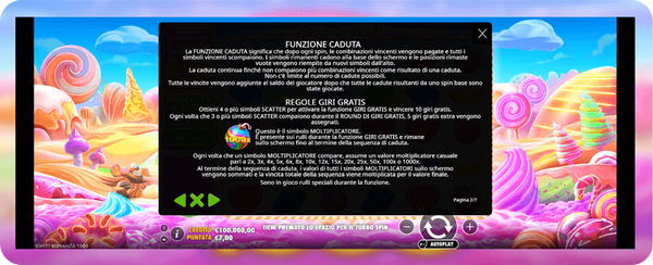 Sweet Bonanza 1000 slot online Simboli e Funzioni Speciali
