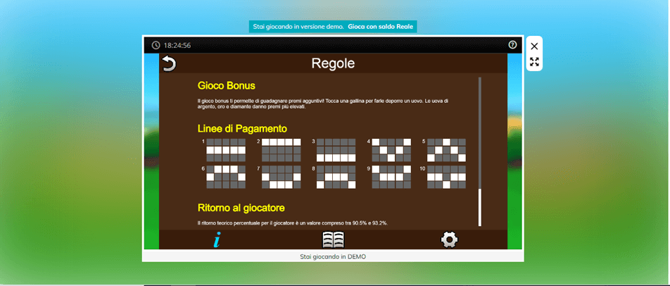 4 Fowl Play ha 10 linee di pagamento fisse