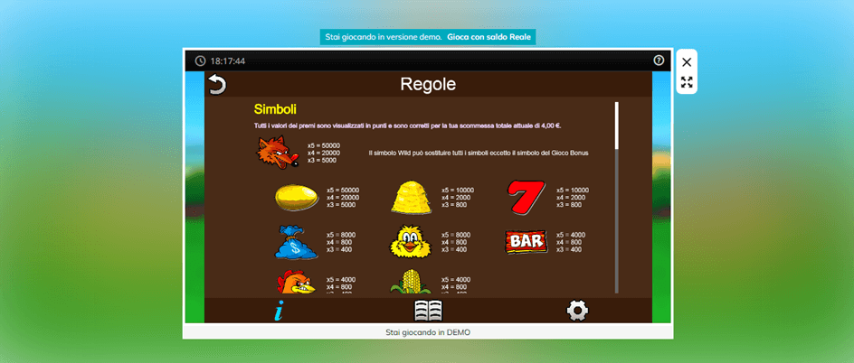 I simboli che ti fanno vincere su 4 Fowl Play