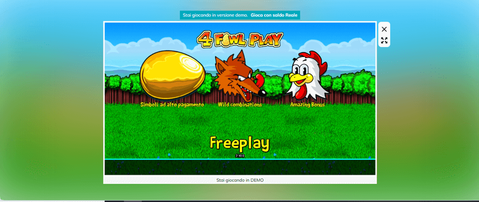 Ottieni bonus con questi simboli su 4 Fowl Play