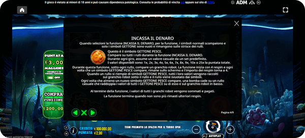 Trova i simboli speciali di Big Bass Mission Fishin’ per sbloccare bonus