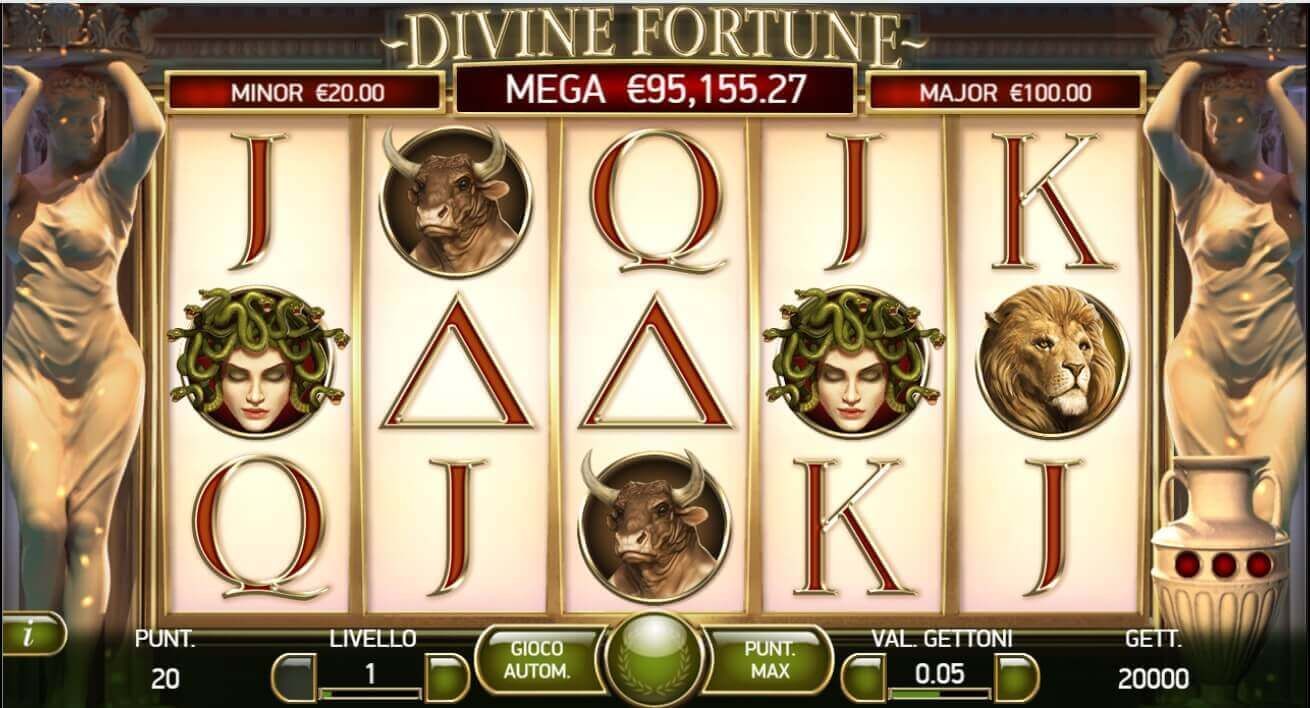 Divine Fortune slot alto rtp