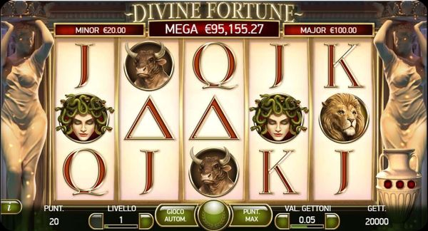 Divine Fortune slot alto rtp