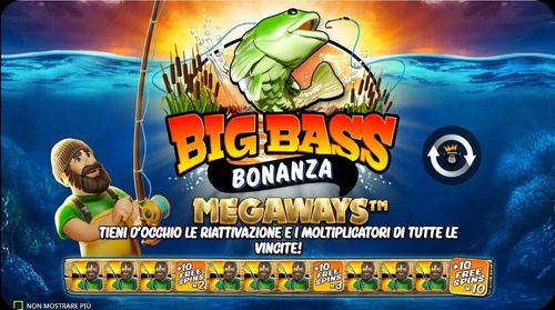 Big Bass Bonanza Megaways migliori megaways slot