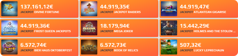 jackpot del casinò netbet disponibili
