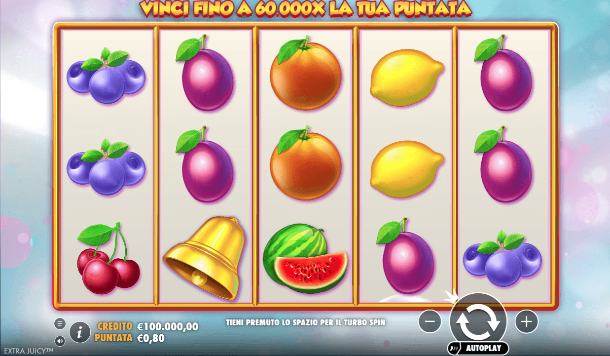 slot frutta extra juicy