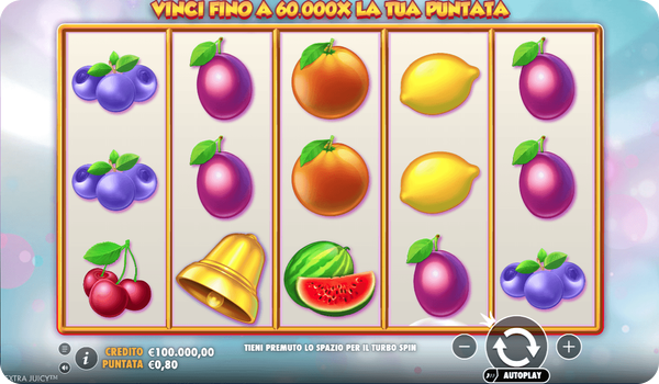 slot frutta extra juicy