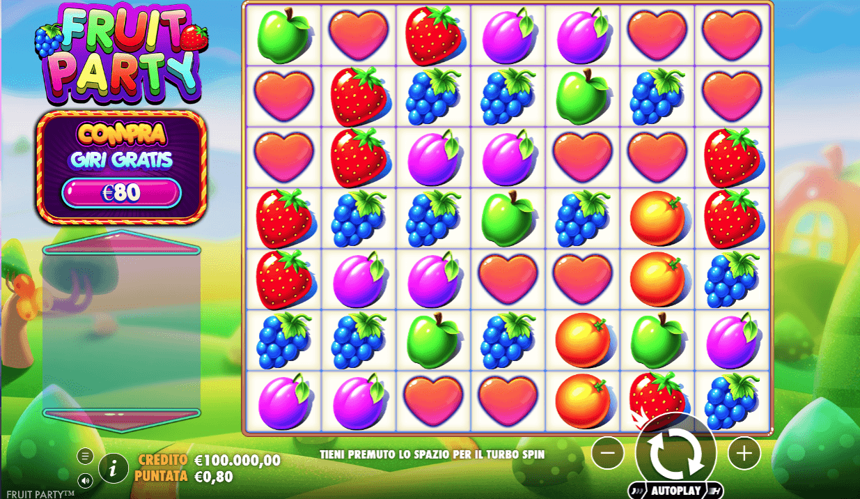 slot frutta fruit party
