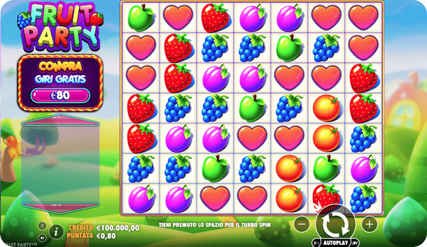 slot frutta fruit party