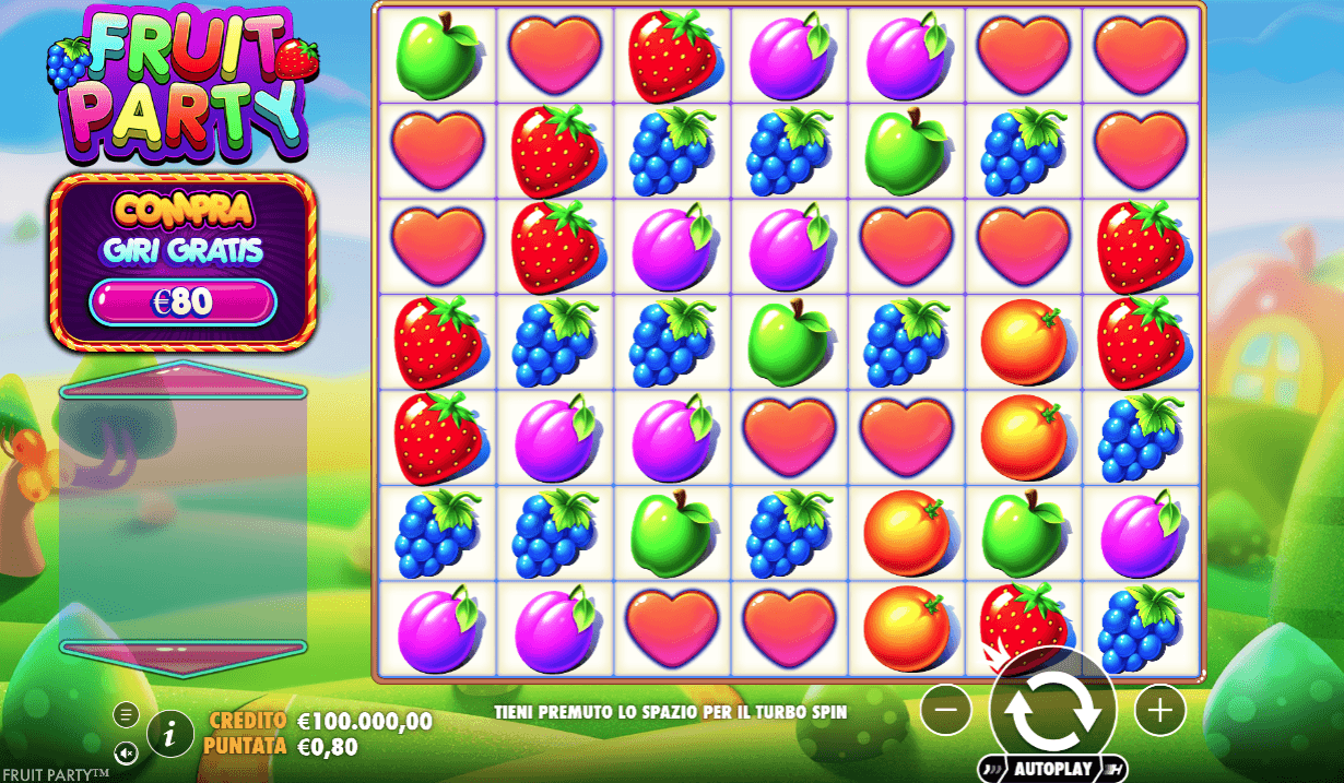slot frutta popolari fruit party