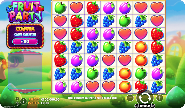 slot frutta popolari fruit party