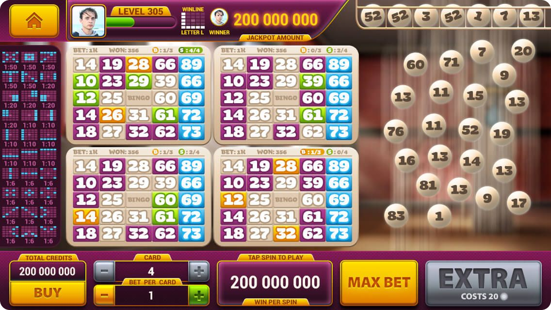 esempio di video bingo slot