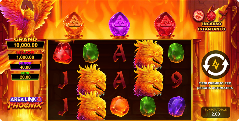 Area Link Phoenix Jackpot del casinò