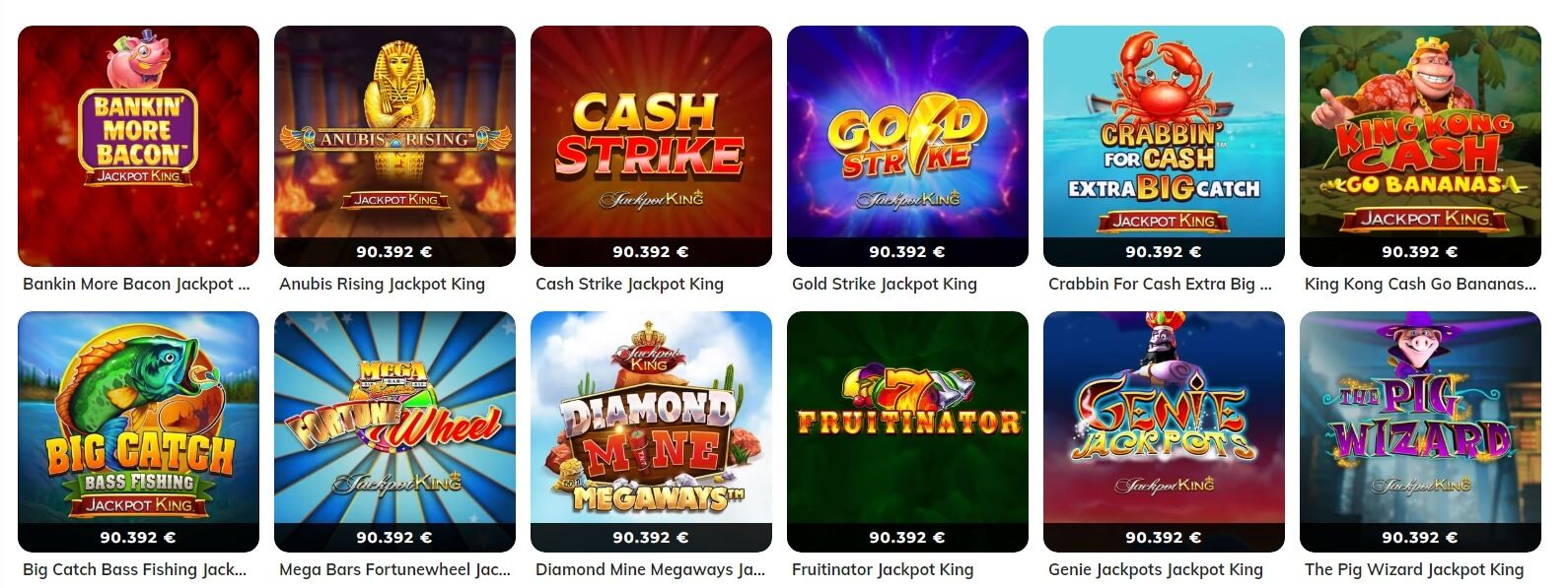 bonus casino jackpot kings