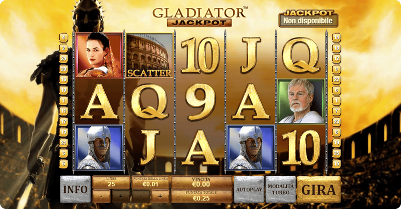 Gioco del casinò Gladiator Jackpot