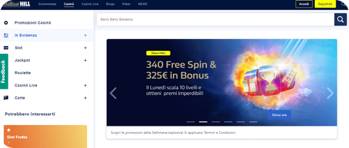 pulsante di registrazione del casinò online william hill