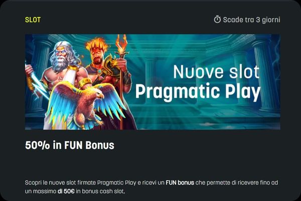 bonus ricarica snai