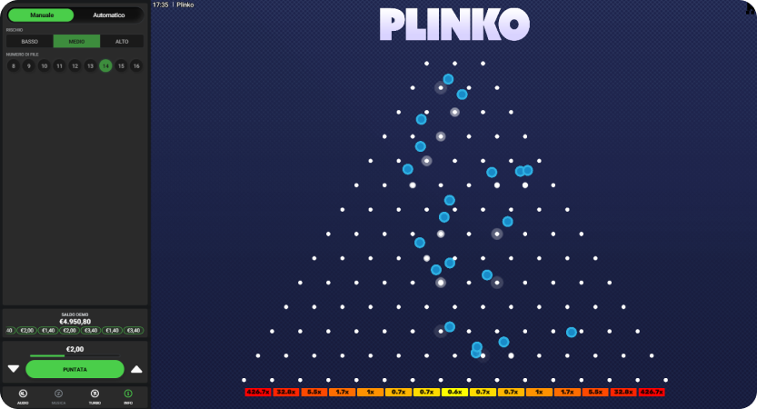 Coefficienti e probabilità di Pinko