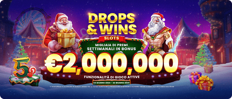 premi dai tornei drops and wins