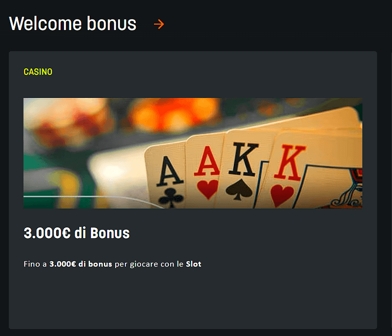 bonus registrazione SPID su Snai