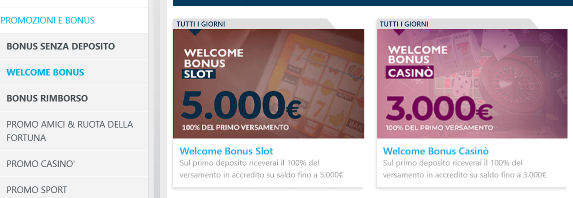 registrazione SPID su Betflag Bonus Benvenuto