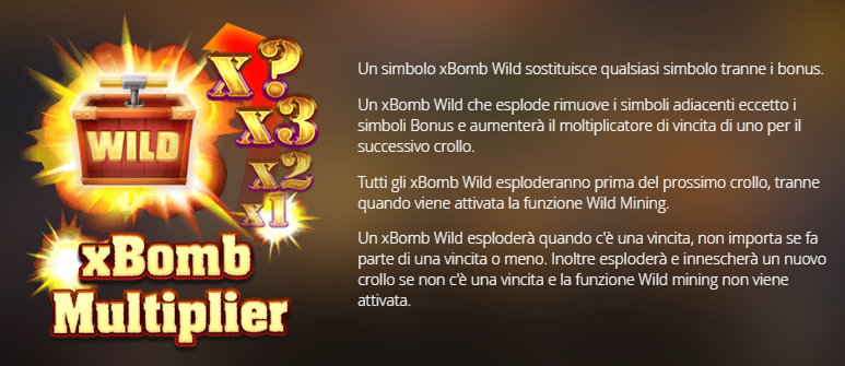 nolimit city funzionalità xbomb