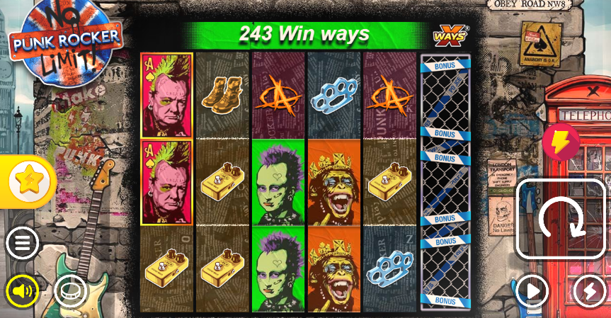 nolimit city slot punk rocker