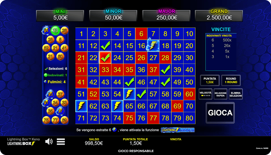 Giochi da Casinò Keno Immagine 2