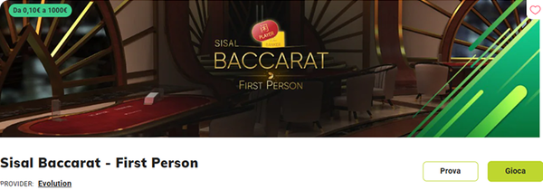 come giocare al baccarat gratuitamente