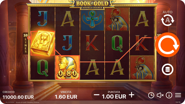 slot playson book of gold double chance