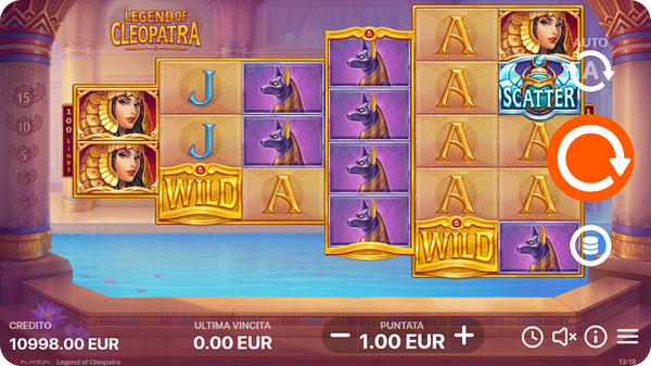 slot playson legend of cleopatra