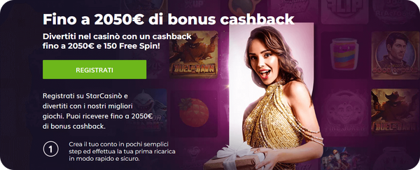 Star Casino Offre oltre 70 Giri Gratis Senza Deposito