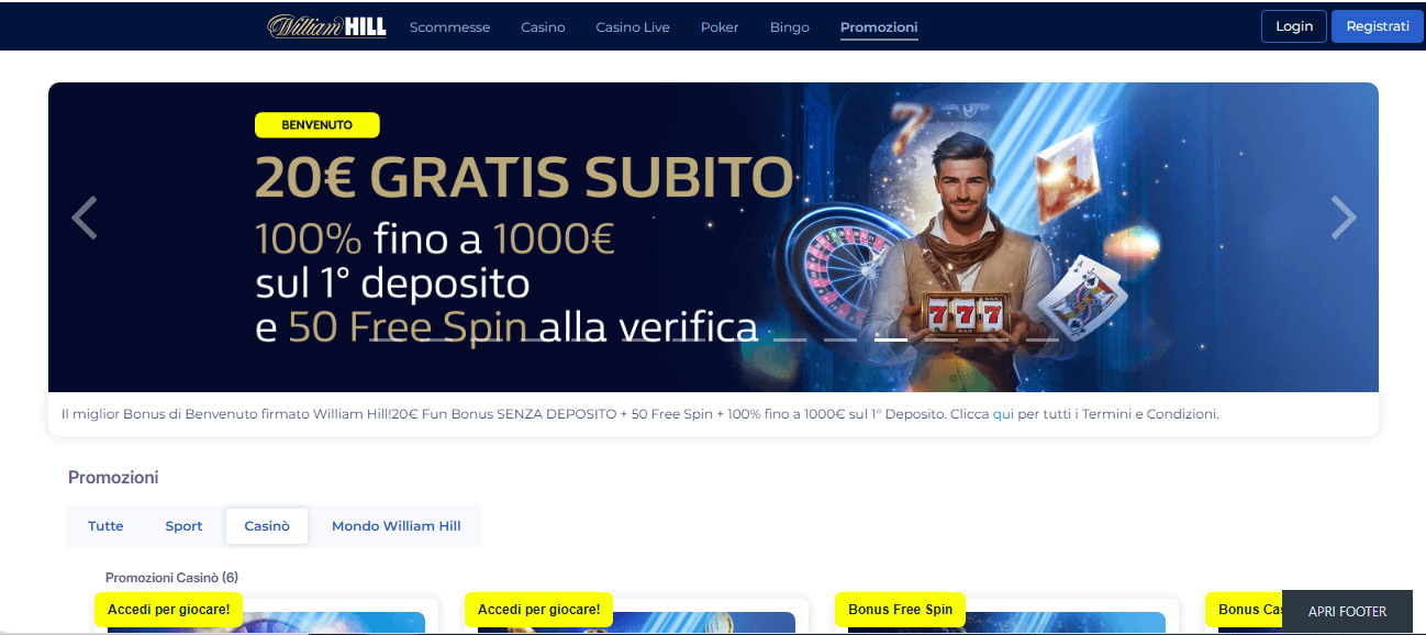 William Hill 70 Free Spins