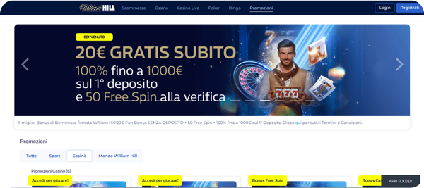 William Hill 70 Free Spins