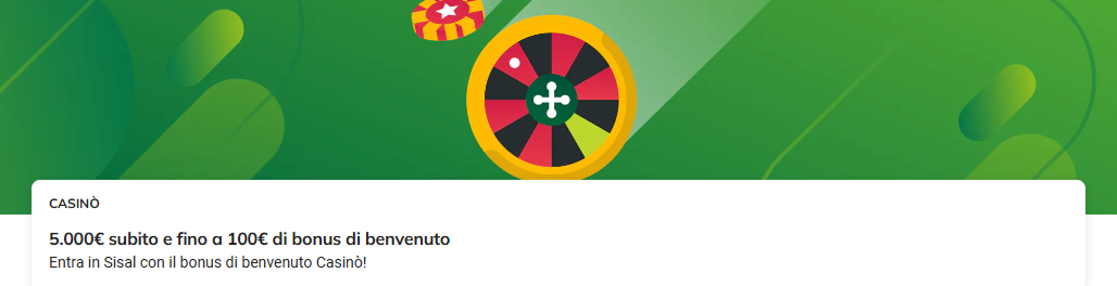 Sisal Casino Deposito Minimo 1 Euro