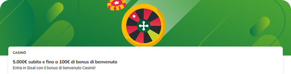 Sisal Casino Deposito Minimo 1 Euro