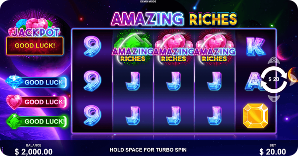 wizard games slot amazing riches