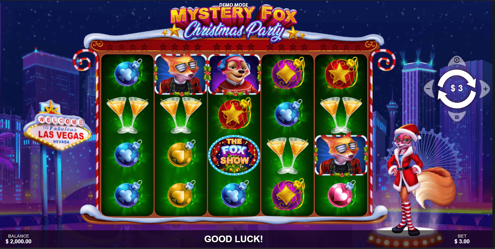 wizard games slot mystery fox christmas party