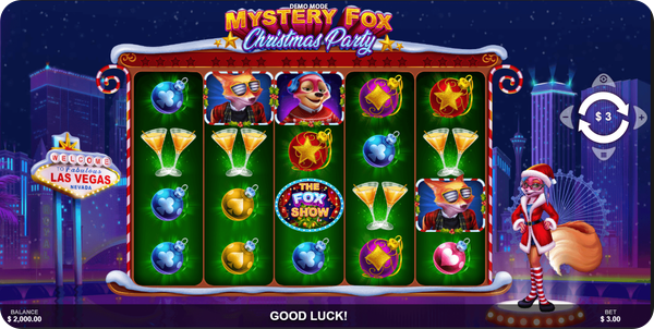 wizard games slot mystery fox christmas party