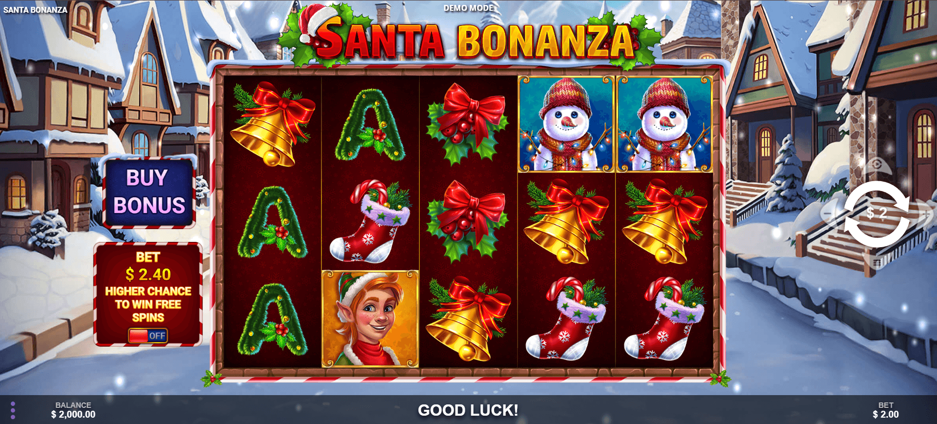 wizard games slot santa bonanza