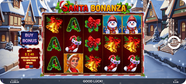 wizard games slot santa bonanza
