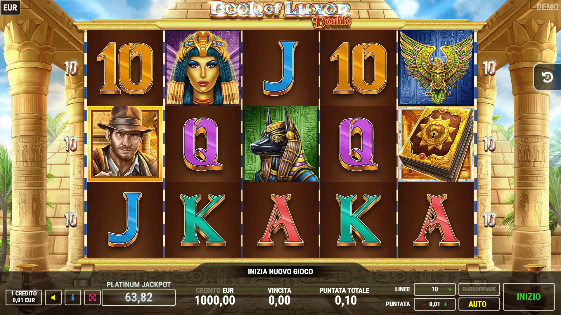 fazi slot book of luxor deluxe