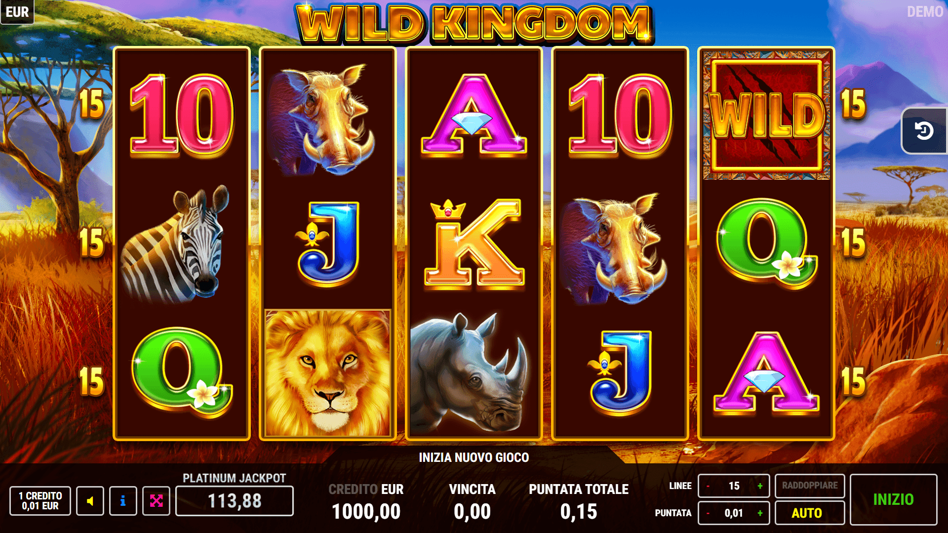 fazi slot wild kingdom